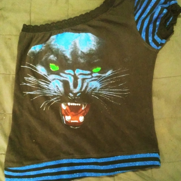 Upcycled Panther T-Shirt - 100% Punk AF - Picture 9 of 9